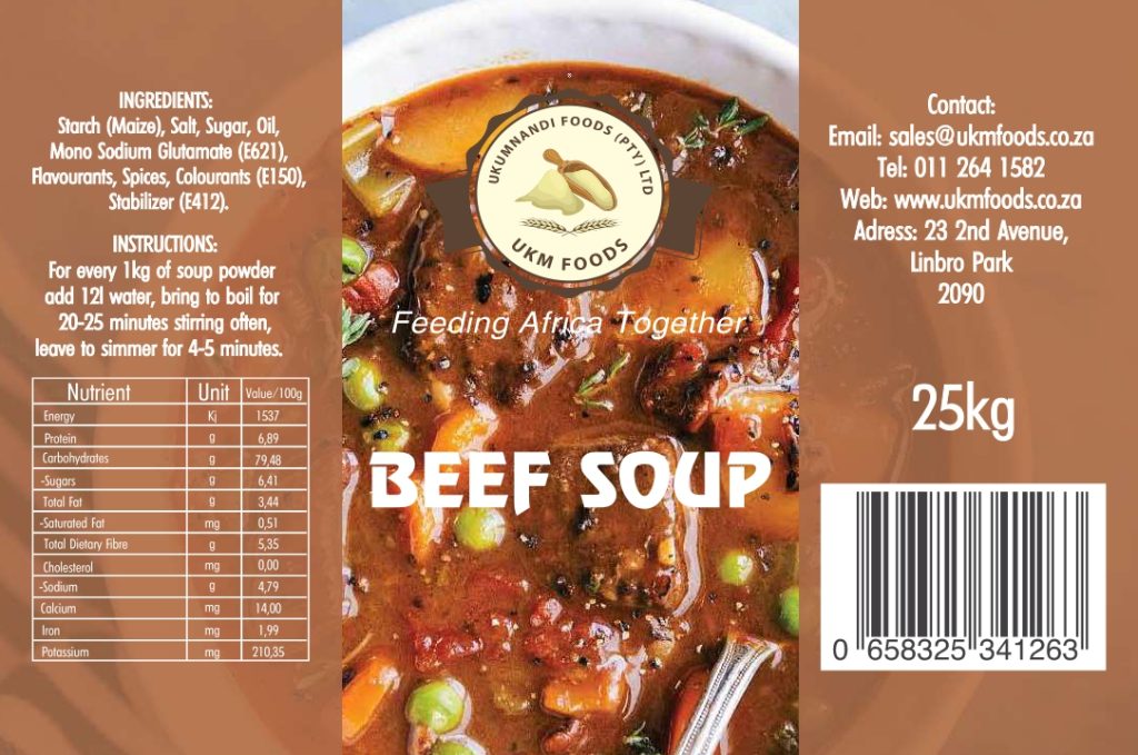 High Res Beef Soup 25kg